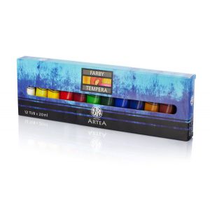 Farby Tempera Astra Artea, 12 kolorów x 20ml